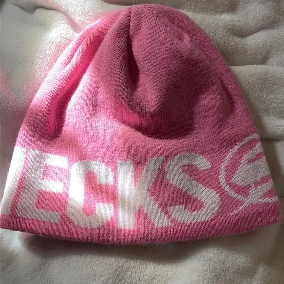 Pink Knit Beanie Hat - Picture 2 of 4